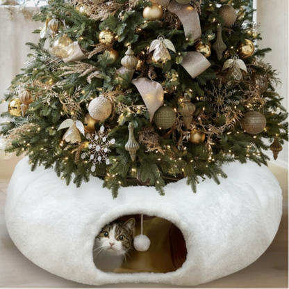 Tunnel de Noël pour Chat - Ronrons et Magie sous le Sapin