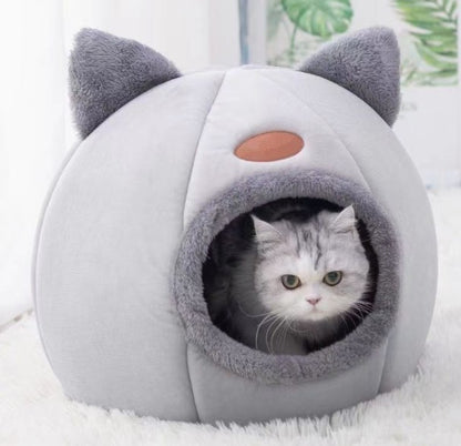 Nid pour chat - semi-fermé et grand confort pour l'hiver