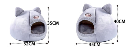 Nid pour chat - semi-fermé et grand confort pour l'hiver