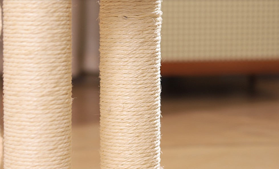 Griffoir Multifonction pour Chat : Tourniquet, Balle et Cocon de Détente !